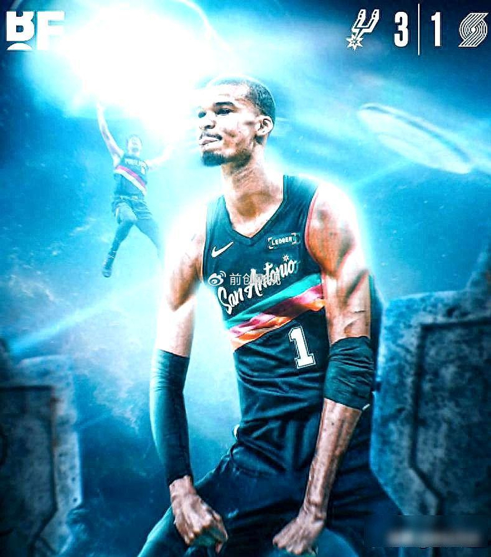 22岁文班亚马！NBA历史80年纪录，他一人就刷了！|马刺|季后赛|圣安东尼奥马刺队|波特兰开拓者队|NBA季后赛_新浪体育_新浪新闻